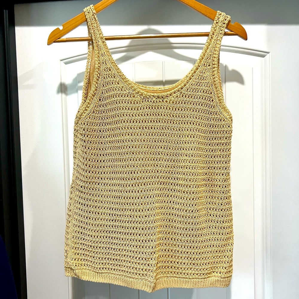 Vince Crotchet Tank Top